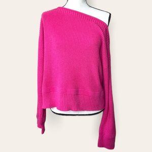 Topshop Off the Shoulder Sweater